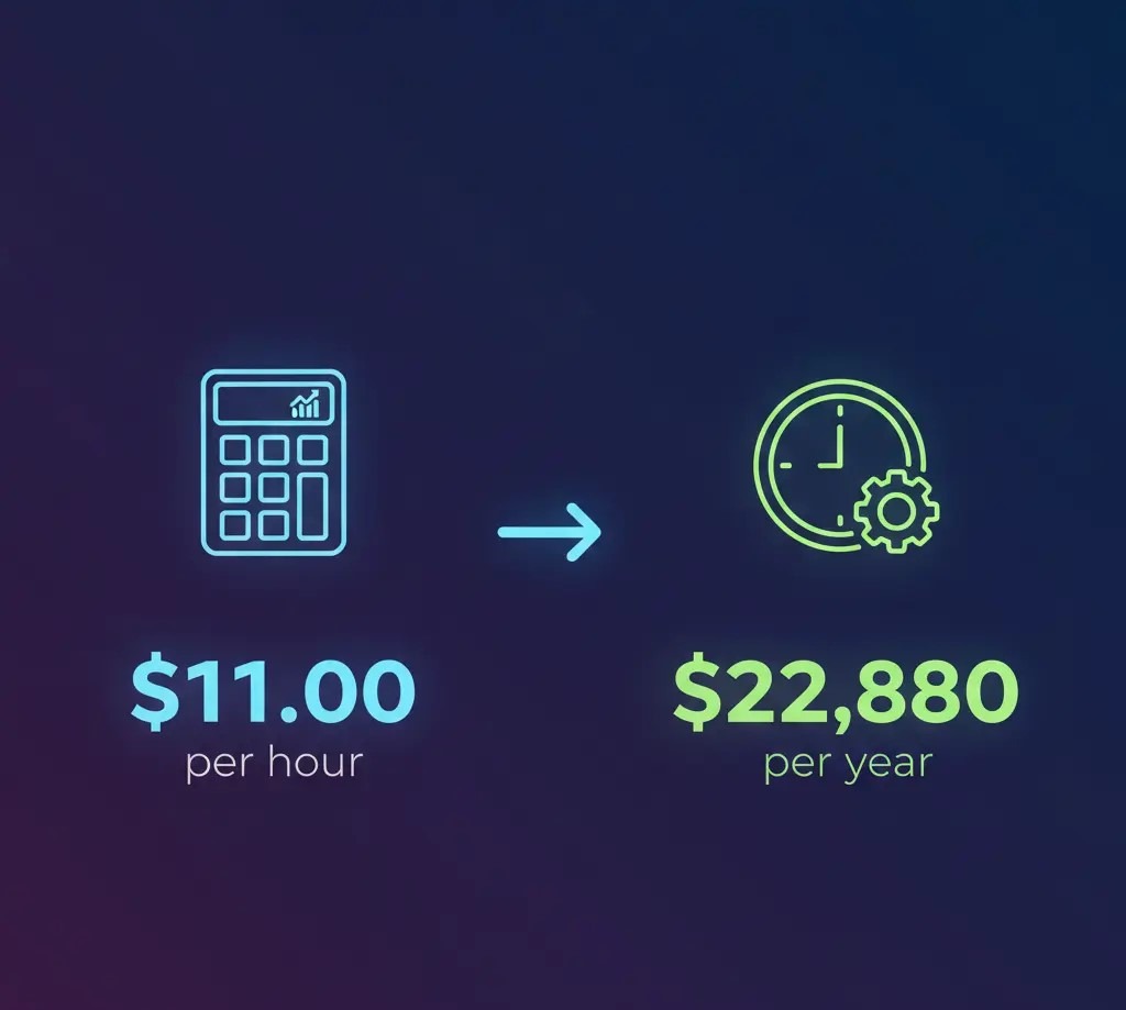 11 An Hour is How Much a Year