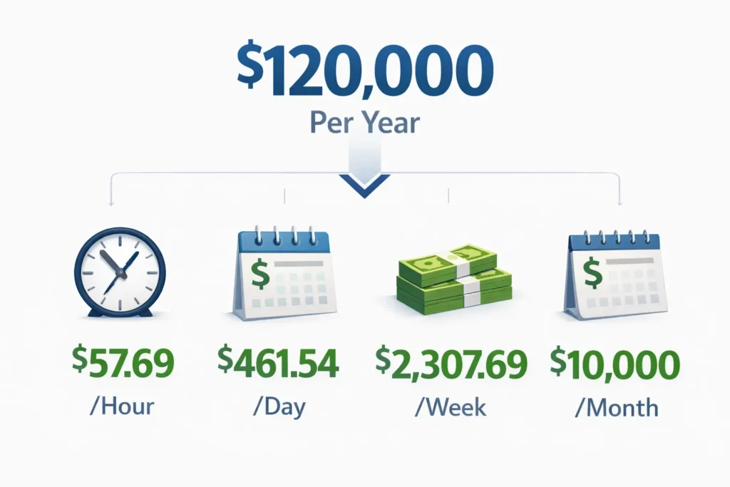 120k Salary Hourly - Complete Breakdown