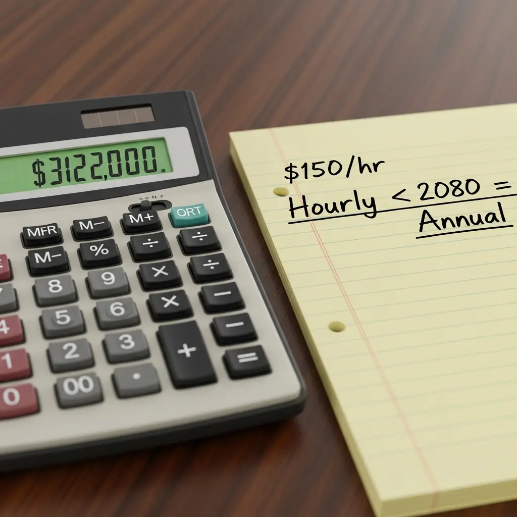 calculator and notebook