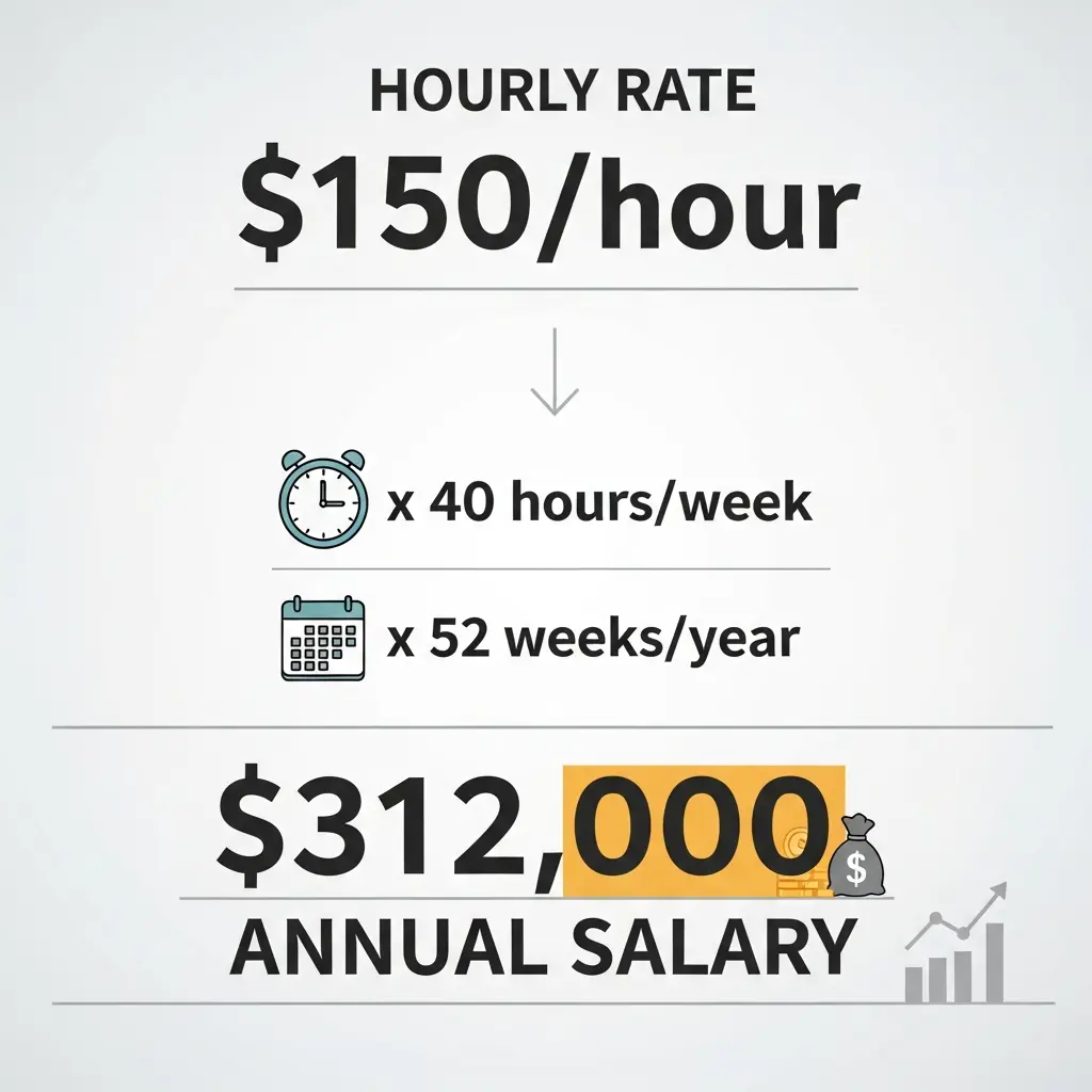 $150 an Hour is How Much a Year