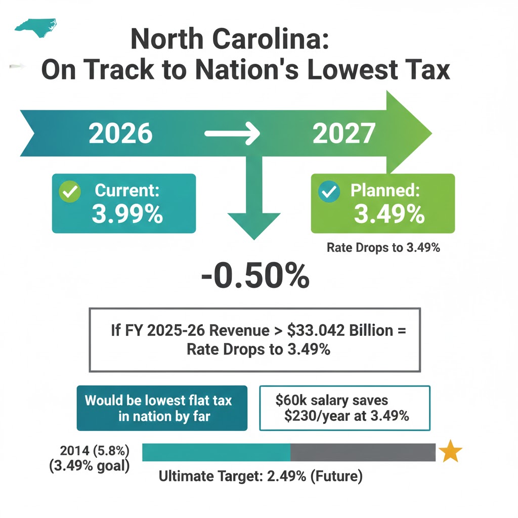 salary to hourly calculate with tex on north carolina